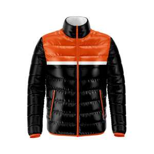 Chaqueta de bombardero de nailon personalizada para hombre, nuevo diseño de moda con cuello levantado y logotipo frontal para béisbol deportivo - Product Image 3