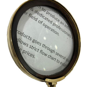 Loupes à main 8 pouces, finition de haute qualité et à fort amplification, à poignée carrée décor de Table - Product Image 2