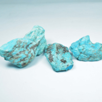 Pierre précieuse turquoise d'Arizona, pierre brute naturelle de haute qualité, provenant des mines d'Arizona, taille moyenne de 10 à 50 grammes