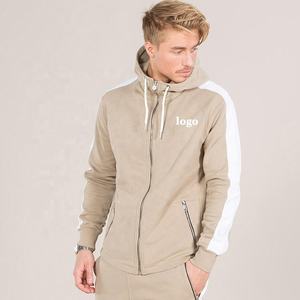 Traje de jogging ajustado con logotipo personalizado de alta calidad, jersey de diseño superior, ropa de calle, chándal bordado, impermeable, sólido - Product Image 5