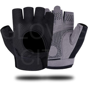 Gants d'entraînement en cuir demi-doigt écologiques GANTS antidérapants personnalisés City Universal Gym Fitness Gant d'haltérophilie - Product Image 5