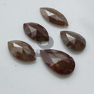 Diamante Rosa tallado con forma de mezcla, 4,00 Natural, Color melocotón - Product Image 3