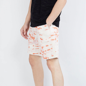 Shorts en coton blanc d'été pour hommes, en molleton, prix de gros usine - Product Image 2