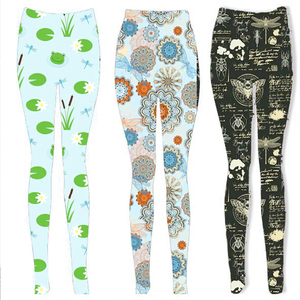 Mallas de Yoga transpirables personalizadas para mujer, pantalones de Yoga de alta calidad, mallas deportivas de secado rápido de Color sólido - Product Image 2