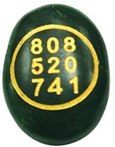 เงินสลับคำและสัญลักษณ์ของความเจริญรุ่งเรืองหินธรรมชาติสีเขียวหยกสวิตช์คำ Cabochon รูปไข่พลอย - Product Image 3