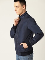 Blouson décontracté zippé pour homme, coupe bomber, col montant, imperméable, respirant, tricoté, coupe-vent d'extérieur, grandes tailles