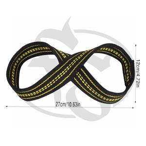 Figura cómoda de alta calidad ocho correas para levantamiento de pesas tamaños personalizados 25mm de diámetro - Product Image 3
