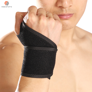 Gym Support Gear Weight Lifting Wrist <b>Wraps</b> Solid <b>Black</b> Custom Wrist <b>Wraps</b> for Training Powerlifting Bodybuilding Low Price Cust - Product Image 2