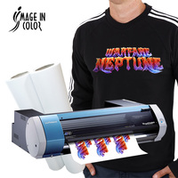 Papel de Transferencia Térmica HTP Roll Eco Solvent, Vinilo PU Suave para Ropa, Imprimible para Camisetas