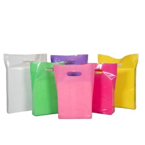 Bolsa de Plástico con Asas, Hermosa Bolsa de Compras Personalizada Biodegradable con Asas Troqueladas y Logotipo - Product Image 2