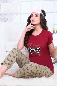 Bomlook-ensemble pyjama Long et haut pour femme, costume de nuit, vêtements pour la maison, printemps, 2 sangles, nouveauté 2022 - Product Image 5