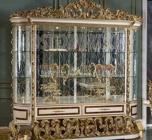 Juego de Muebles de Comedor de Madera de Teca Moderna Dorada Ultra Lujosa - Product Image 3