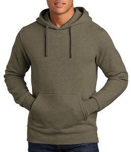 Sweat-shirt à capuche en coton à manches longues brodé avec logo personnalisé pour hommes, sweat-shirt d'hiver à impression gaufrée, sweat-shirt teint en gros uni - Product Image 2