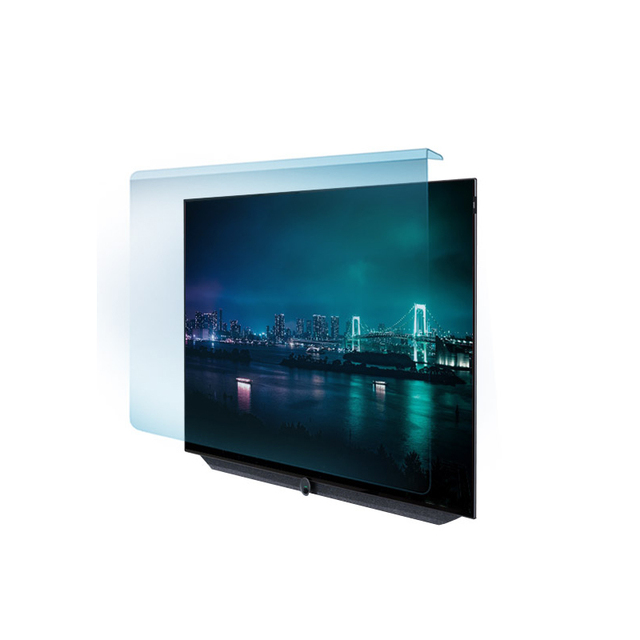BozaBoza TV Acrylic Blue Light Filter 50"W (1110&660) 2.5D Hanging Anti-PMMA 0.4mm Thickness Bubble Free Anti-Scratch Anti-Shock