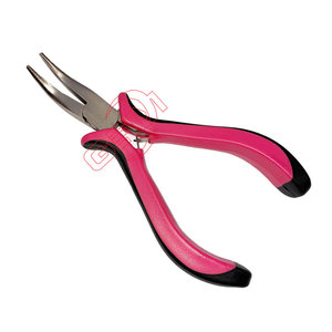 Custom Logo Stainless Steel Pliers Hair Extension <b>Tools</b> Styling Coloring Washing Hair <b>Hanger</b> Durable Reusable - Product Image 3