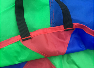 Hotselling personnalisé arc-en-ciel enfants jouent <span class=keywords><strong>parachute</strong></span>, <span class=keywords><strong>jeux</strong></span> d'intérieur enfants jouent-diamètre 6 pieds 12 pieds 20 pieds - Product Image 4