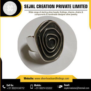 Délicat Indien 925 Sterling Argent Tribal Anneaux - Product Image 3