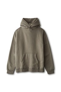 Sweat-shirts d'hiver à capuche unis en polyester/coton imprimé numériquement, doublés polaire, écologiques - Product Image 3