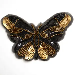 Sew on Sequined Patch Animal Butterfly Sequin Patches Stickers for Clothes DIY Craft Sewing Supplies
