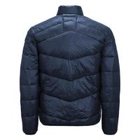 Chaqueta Bomber Casual de Invierno para Hombre, 100% Poliéster, Delgada, Transpirable, Acolchada, Talla Grande, con Cierre, Tejida, Impermeable, para Uso Diario