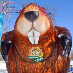 Castor gonflable géant pour la publicité et la décoration - Product Image 2