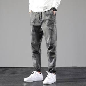 Pantalones cortavientos para hombre estilo Hip Pop personalizables con estampado de sublimación de camuflaje, ropa informal con múltiples bolsillos, moda para niños - Product Image 2