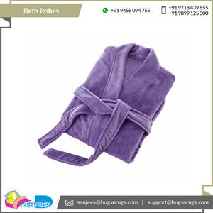 Albornoces de seda para adultos con logotipo personalizado de la mejor calidad de uso multiusos y de secado rápido del exportador indio - Product Image 4