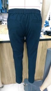 OEM Personnalisé Hommes Décontracté Demi Élastique Pantalon Pantalon de Haute Qualité Nouveau Style Léger Toile Vente en Gros - Product Image 3
