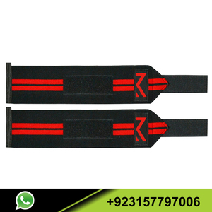 Accessori da palestra di alta qualità all'ingrosso involucro da polso su misura con fasce ad anello per il pollice in vendita - Product Image 3