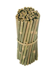 Ensemble de pailles à boire en bambou naturel réutilisables et biologiques avec brosse, pailles à boire en bois, pailles à boire écologiques - Product Image 1