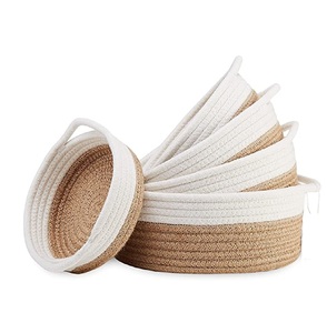 Round Rattan <b>Food</b> Bowls <b>Set</b> of 2 in Prime Quality Perfect for Kitchenware Mixing and Stylish <b>Food</b> Serving Use - Product Image 5