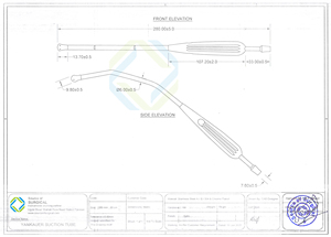 Tubo de succión Venta caliente Kahn Frazier Tubo de succión Instrumentos neuroquirúrgicos - Product Image 4