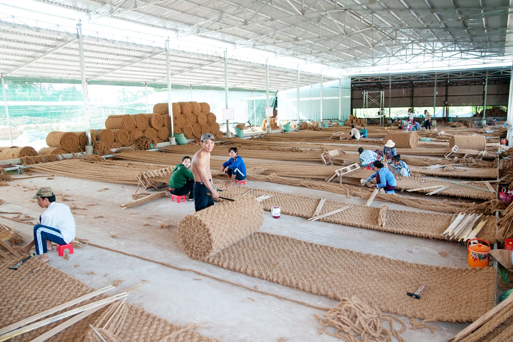 Coir mat/Coir carpet roll from Vietnam factory/ Cocoa mat Palm mat for walkway premium quality for export