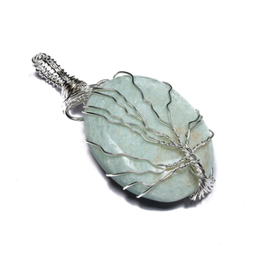 Wholesaler of Amazonite <b>Tree</b> of life Pendants | Amazonite <b>Tree</b> of life Pendants for Sale - Product Image 1