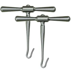 Gigli Saw Handle Set Of 2 Pcs Surgical Stainless Steel Orthopedic Neurosurgery Instruments