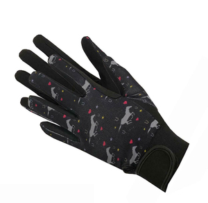 Gants d'équitation en cuir idéaux pour l'équitation Gants en cuir durable de qualité supérieure pour des performances optimales d'équitation - Product Image 1