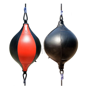 Da tốc độ bóng cho Boxing MMA Muay Thai đào tạo đấm dodging nổi bật phản xạ bóng với xoay móc treo cho đá - Product Image 6