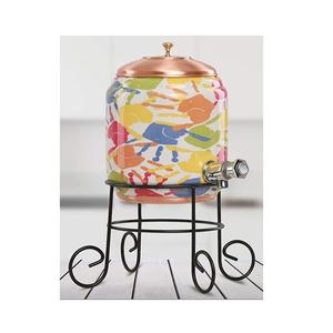 Olla de agua con diseño impreso y soporte de metal, Enfriador de agua fría y forma redonda para uso doméstico y de fiesta, precio de fábrica - Product Image 1