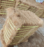 Fibres de coco compressées Arava MF001 de haute qualité pour l'agriculture et les produits caoutchoutés, humidité maximale 20%, origine Sri Lanka