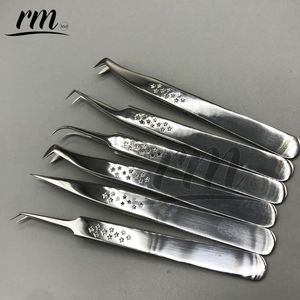 แหนบต่อขนตาปลอมทำจากสแตนเลสสีดำใช้ติดโลโก้ได้ตามต้องการ - Product Image 1