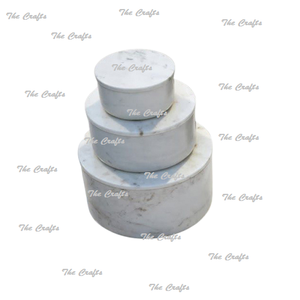 Ustensiles de cuisine Thé Café Sel Sucre Boîte Conteneur En Marbre Blanc Différentes Tailles Boîte De Stockage Des Aliments Conteneur - Product Image 1