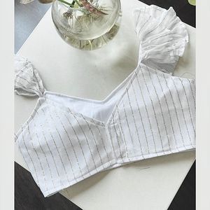 Dernier modèle de sari en mousseline de soie de couleur blanche avec chemisier, prix de gros à Surat, Gujarat, à prix avantageux par Royal Export - Product Image 4