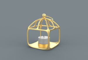 Rose <b>Gold</b> Pomegranate Shape Wax Holder With Lid Modern Luxuries Fancy Home <b>Decor</b> Votive / Wax Holder for Home and <b>Party</b> <b>Decor</b> - Product Image 6