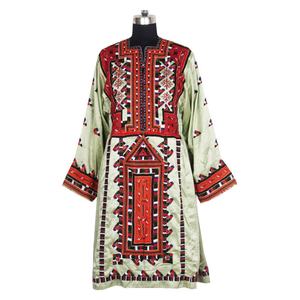 Réel Balochi Tribal Ethnique Fait Main Kutchi Robe BDR016 Vintage Bohème Indien Fournisseur Vintage Fait Main Broderie Bohème - Product Image 1