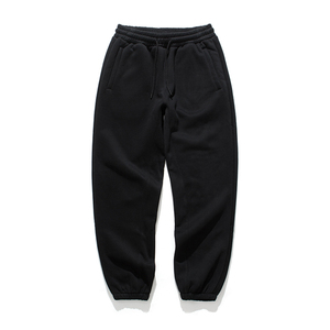low price new style cotton Polyester Solid Color Trousers Wholesale Men Sweatpants - Product Image 4