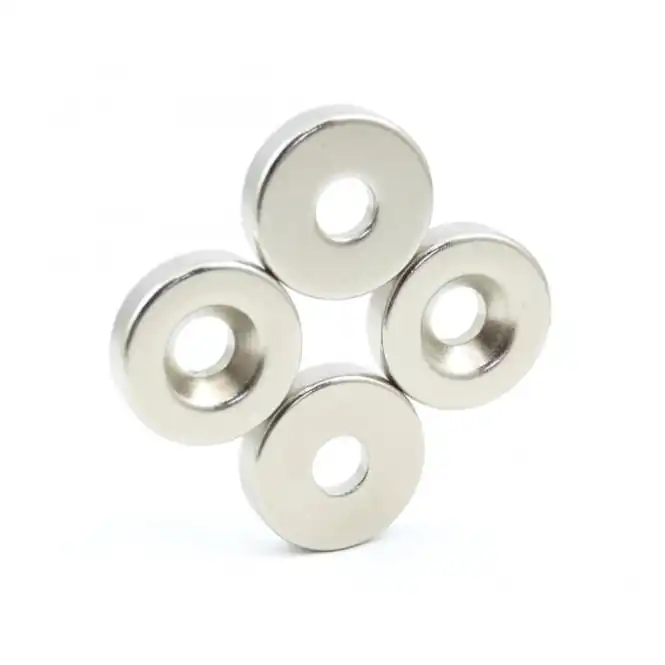 Neodymium Disc Shaped Magnets 2x3 N35 / N45 / N52 Round Magnets / Silver Magnets