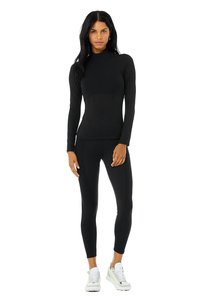 Camiseta de manga larga y leggings de cintura alta para mujer, ropa activa de la mejor calidad para yoga y trotar, venta al por mayor - Product Image 5