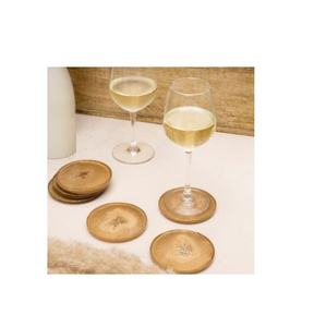 Sous-verres en pierre de résine pour sous-verres de boissons Sous-verres de boissons écologiques pour pièce de conception de verre et de fleur avec la meilleure couleur - Product Image 2
