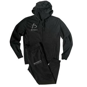 Combinaison de sport pour homme, vêtement de course léger, confortable, en Polyester, pour sport, d'athlétisme, décontracté, à fermeture éclair - Product Image 1