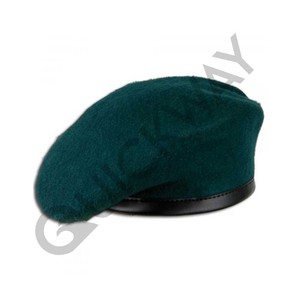 Bérets de cérémonie en gros, bérets de cérémonie personnalisés bon marché, bérets de cérémonie personnalisés de couleur unie violette - Product Image 3